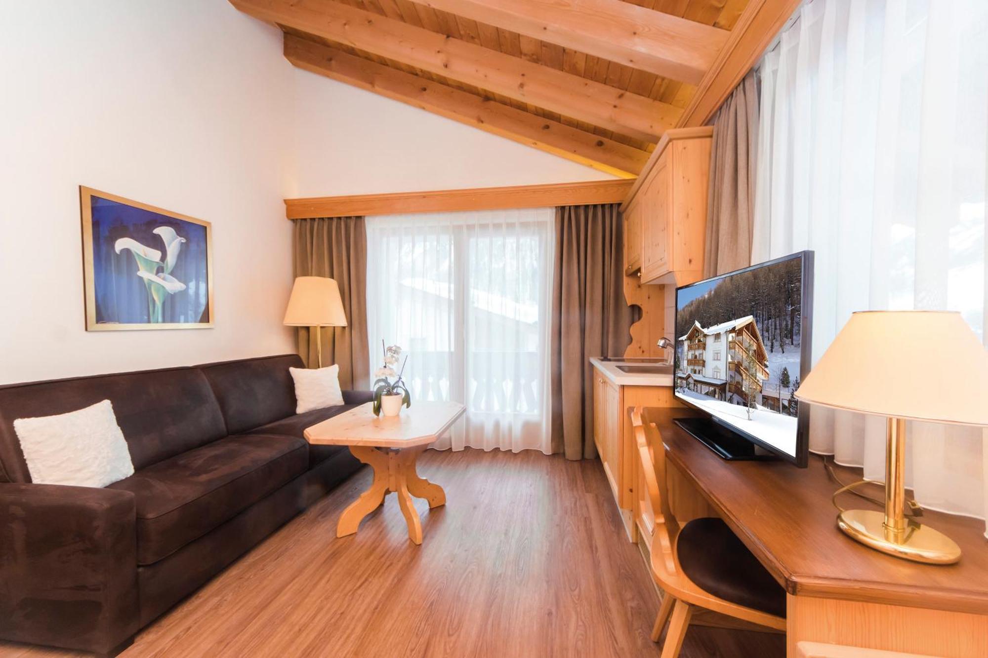 Waldpark Hotel Garni Samnaun Szoba fotó